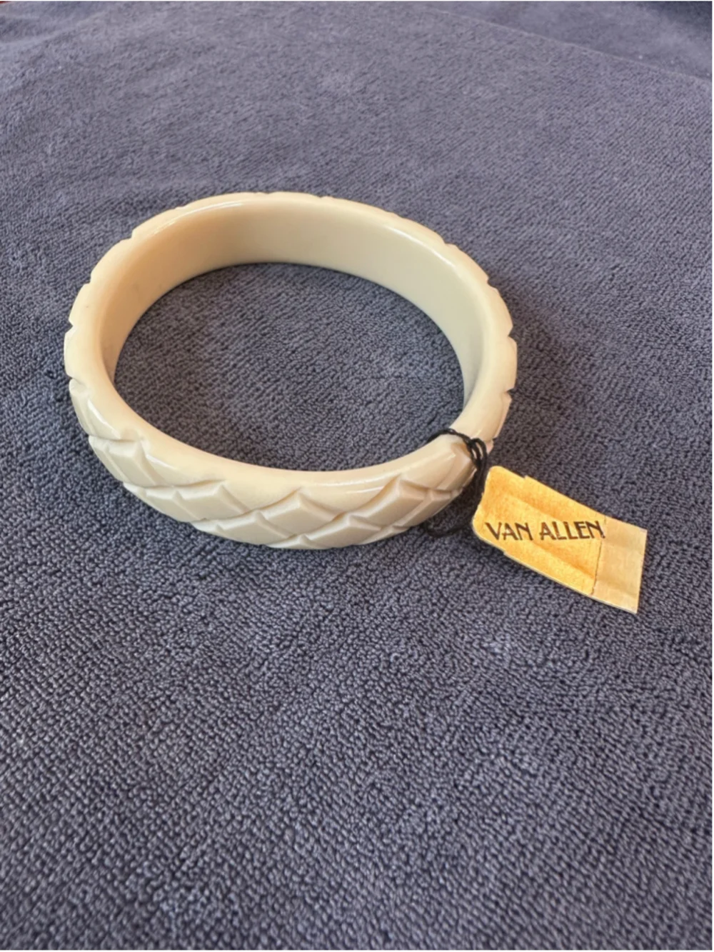 Van Allen Beige Bangle Bracelet